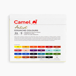 Camel Artist GOUACHE COLOURS 24 Shades 9ml